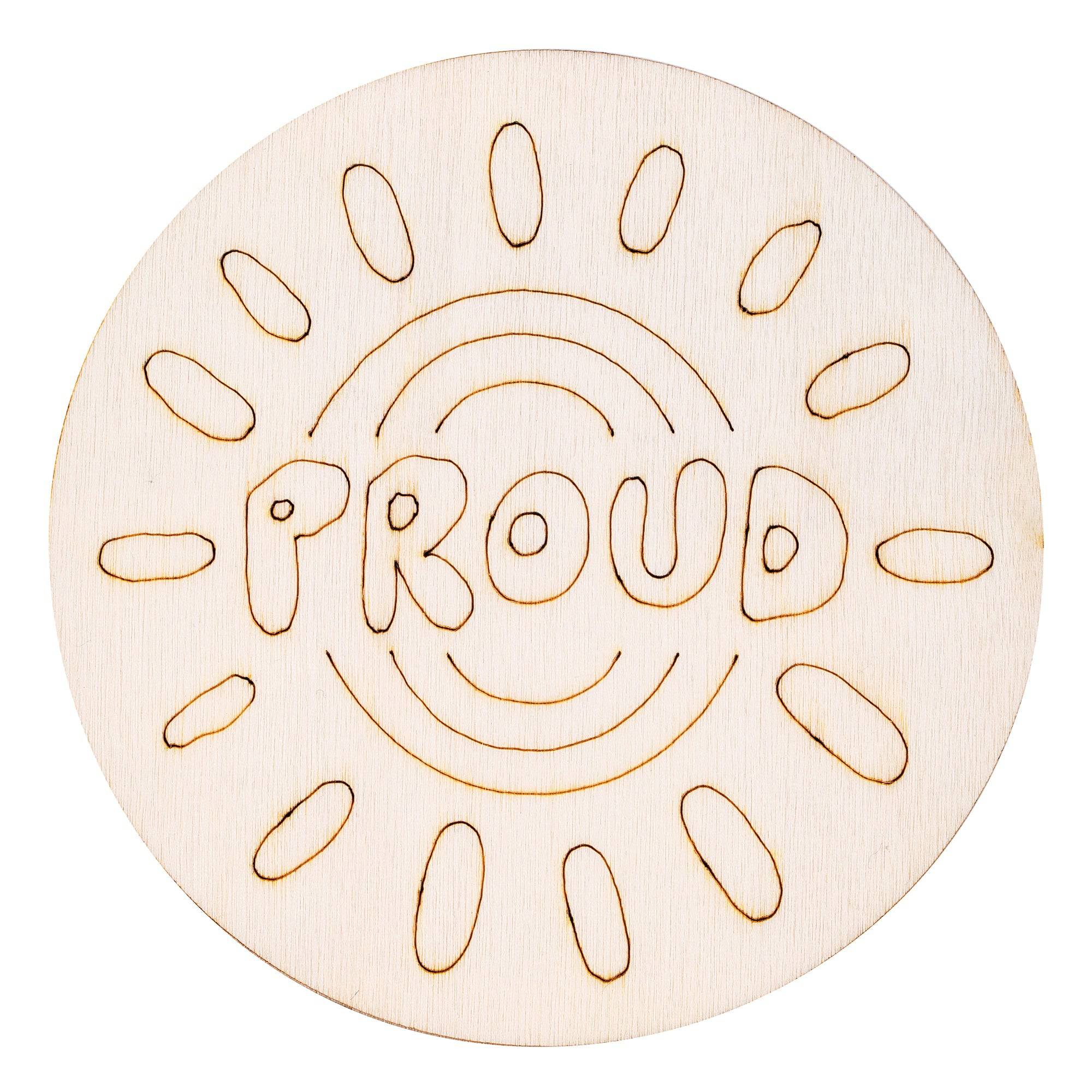 Wooden Coaster NAIDOC Pack of 20