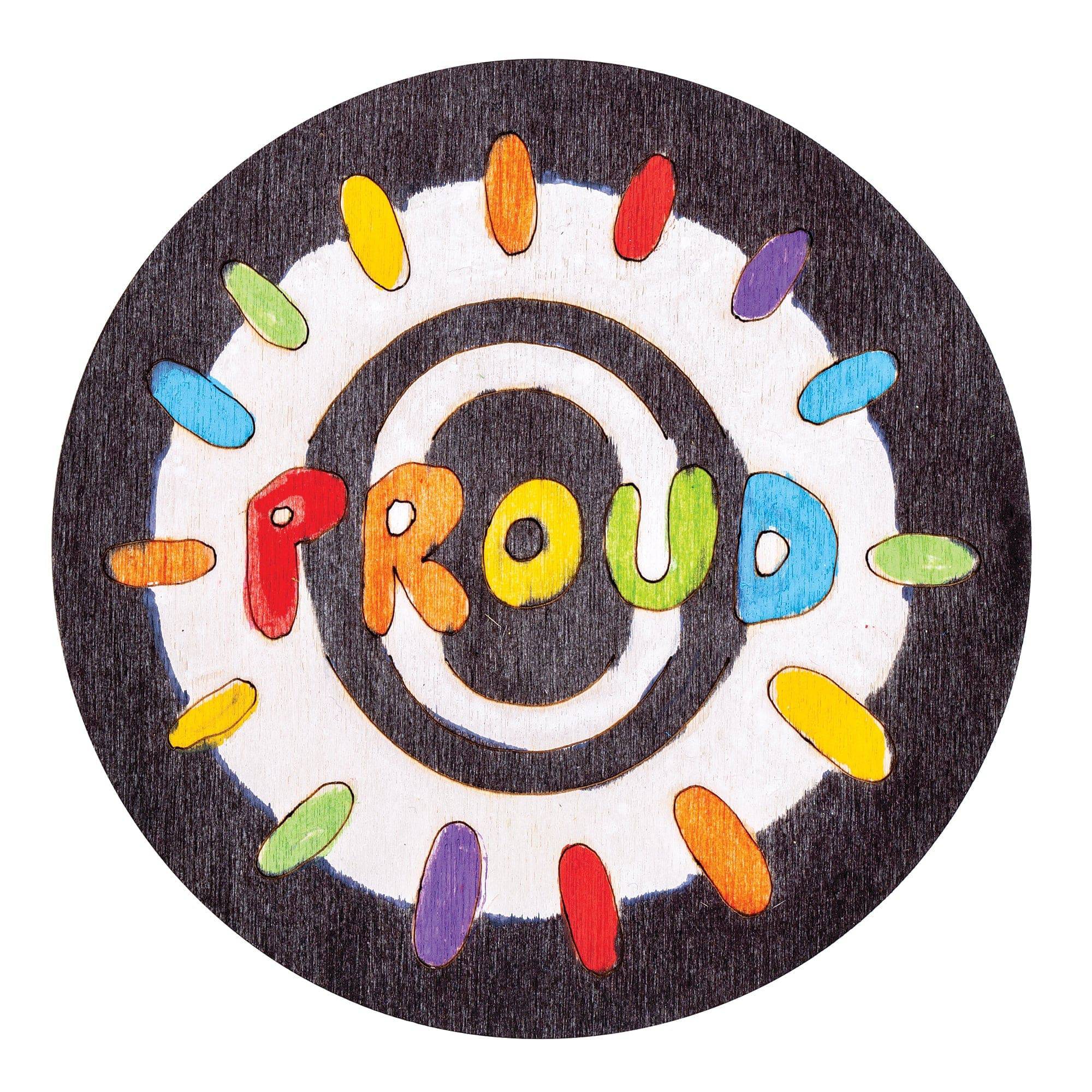 Wooden Coaster NAIDOC Pack of 20