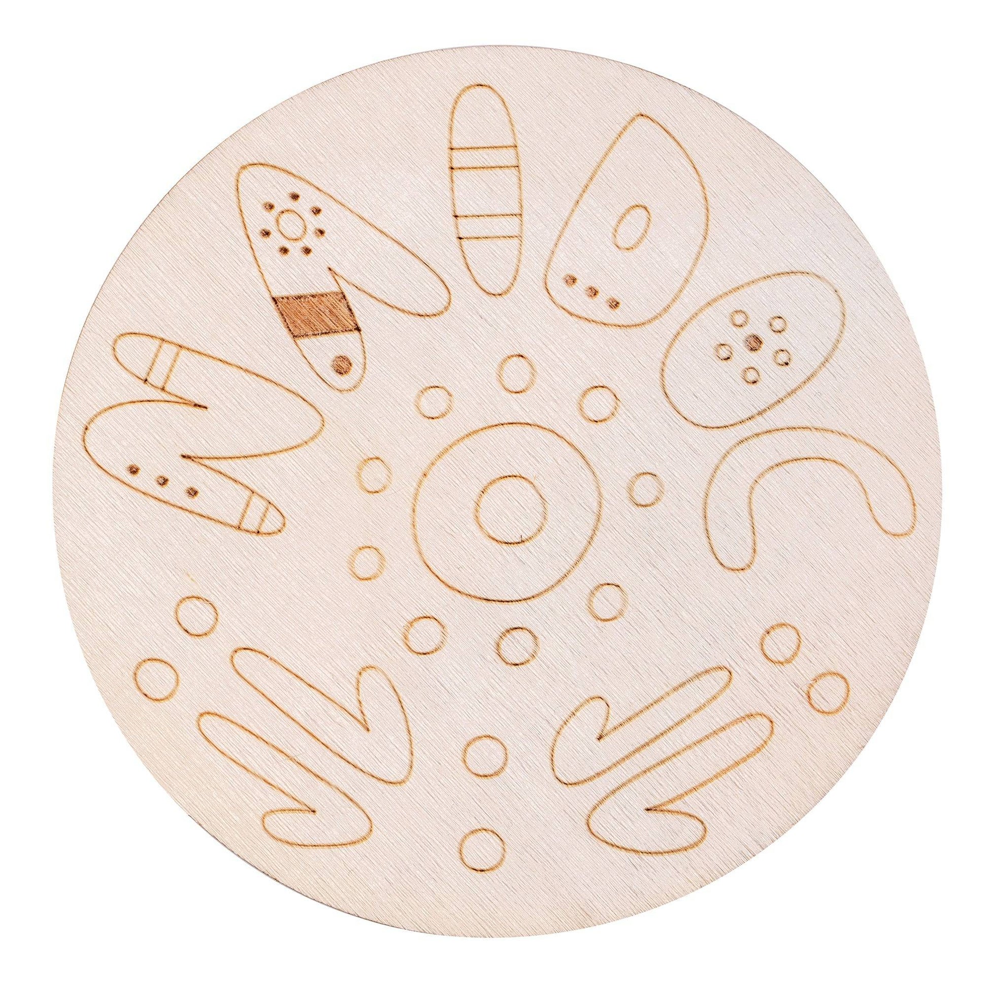 Wooden Coaster NAIDOC Pack of 20
