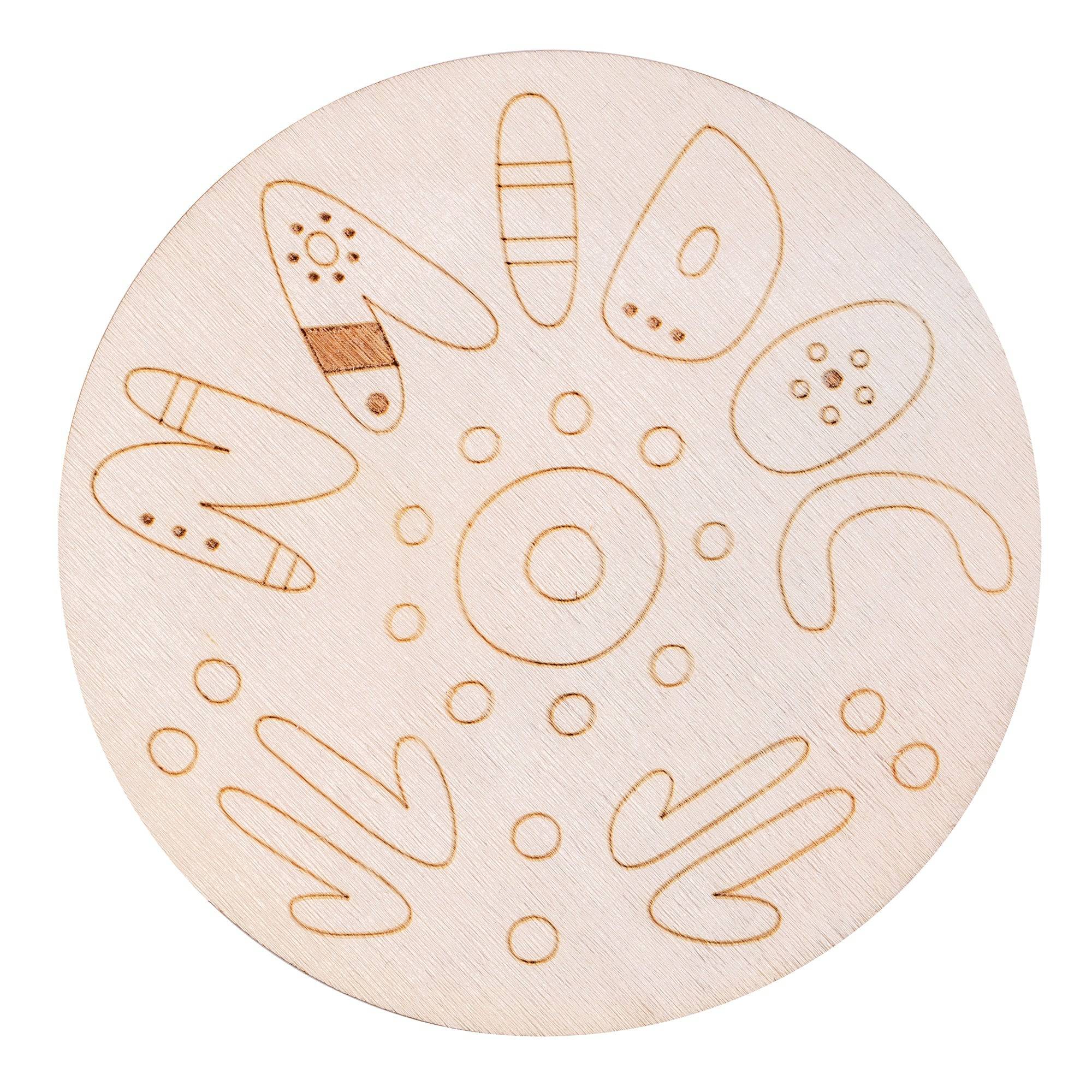 Wooden Coaster NAIDOC Pack of 20