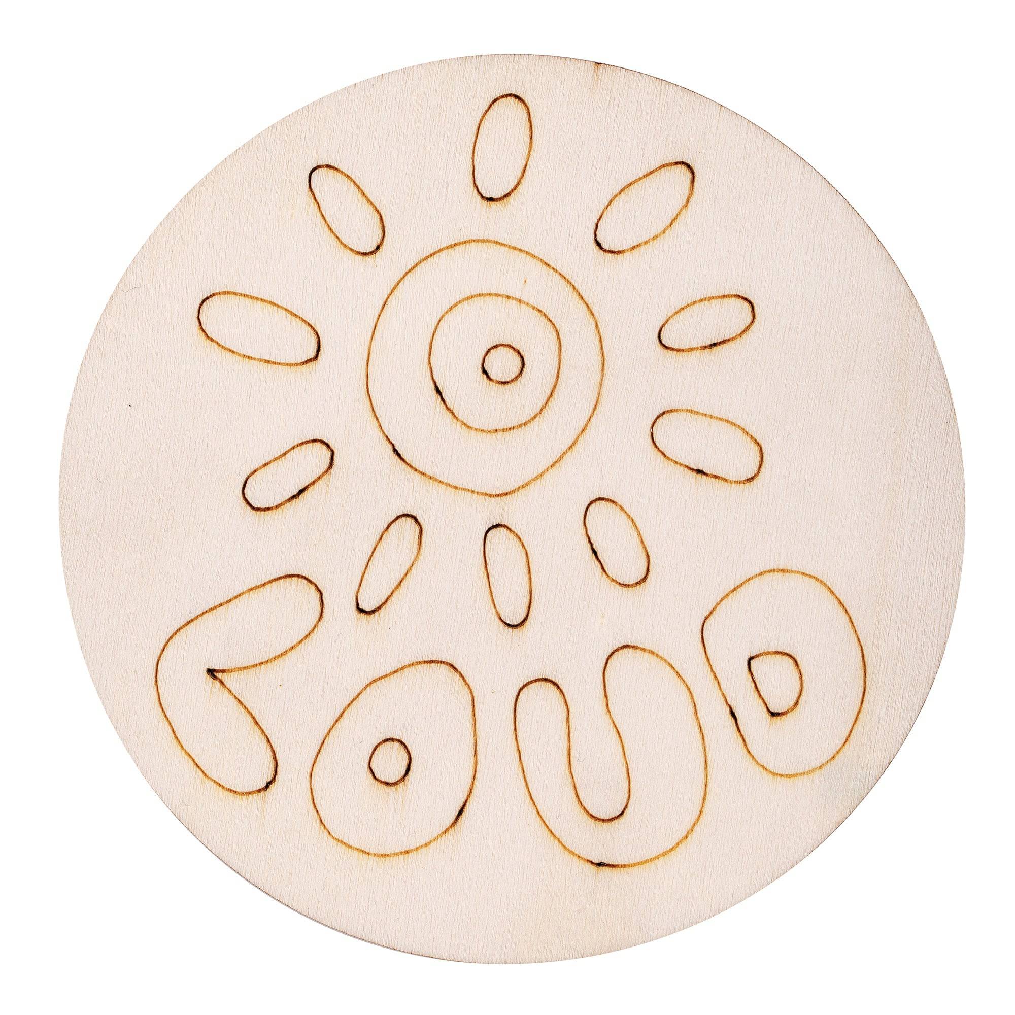 Wooden Coaster NAIDOC Pack of 20