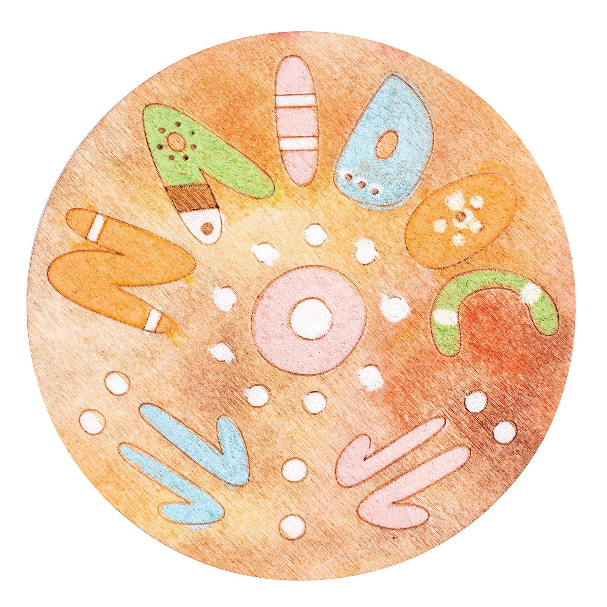 Wooden Coaster NAIDOC Pack of 20
