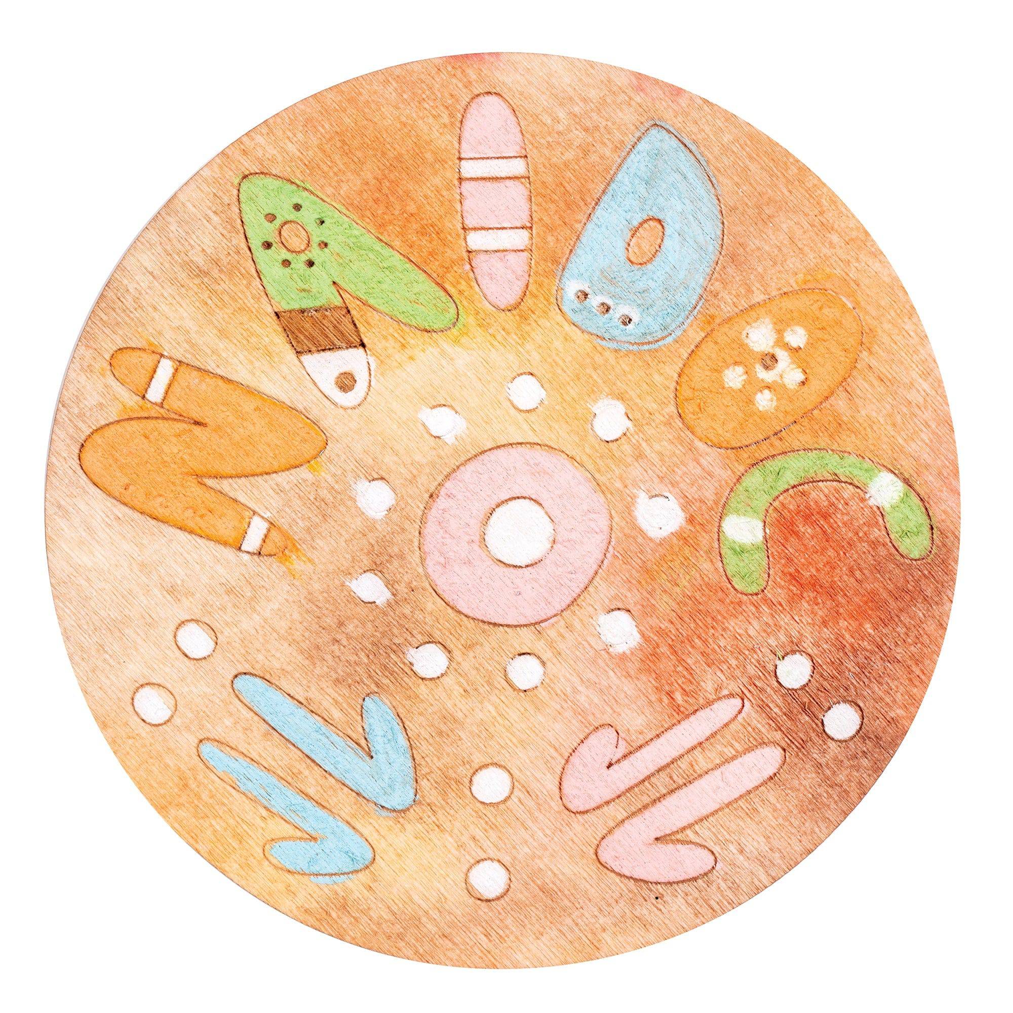 Wooden Coaster NAIDOC Pack of 20
