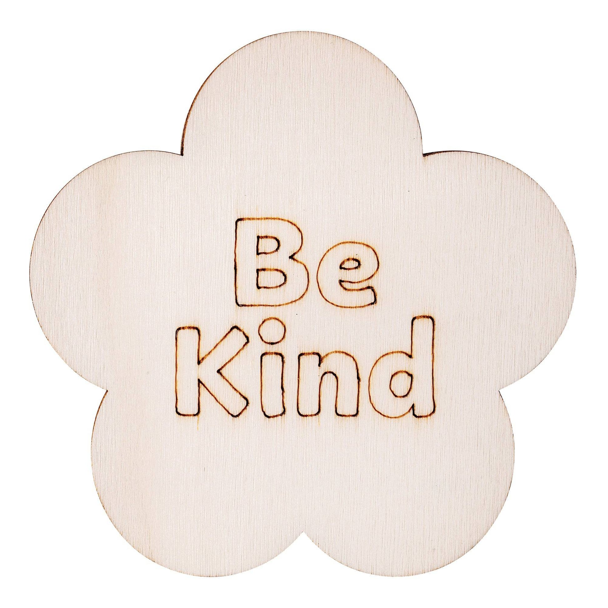 Wooden Coaster Wellbeing Pack of 20