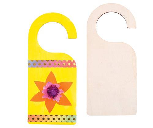 Wooden DIY Door Hanger Pack of 5 - view 2