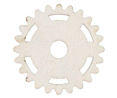 Wooden Gears and Cogs Assorted Pack of 100 - view 4