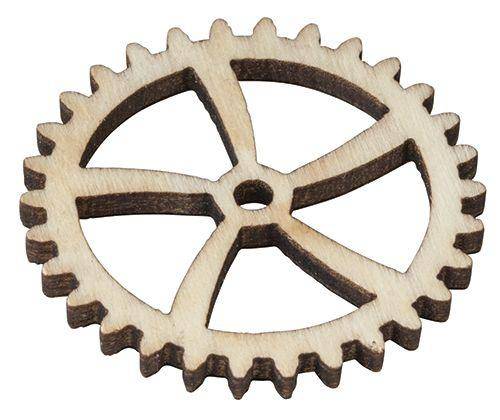 Wooden Gears and Cogs Assorted Pack of 100 - view 6