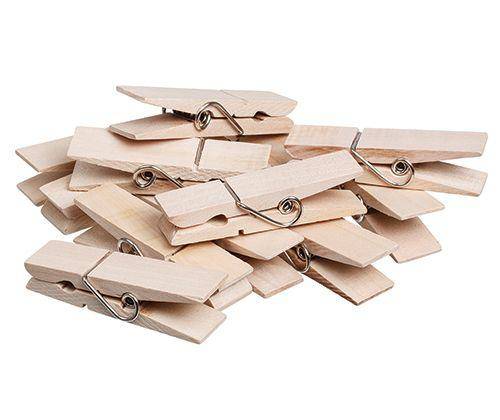 Wooden Pegs (7cm) - Pack of 12