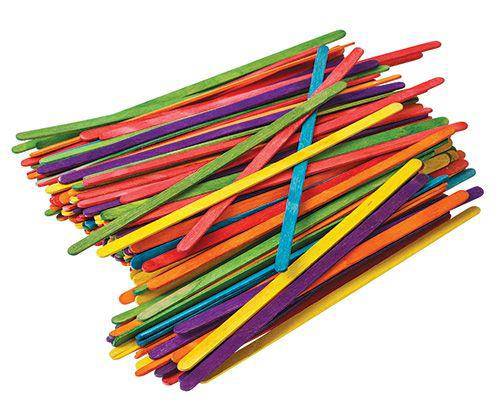 Wooden Spills - Coloured (Pack of 500)