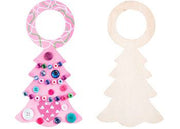 Wooden Tree Door Hanger Pack of 5