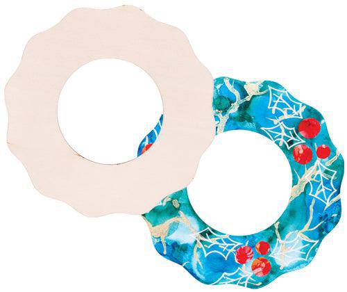 Wooden Wreath 20cm Pack of 10 - view 2