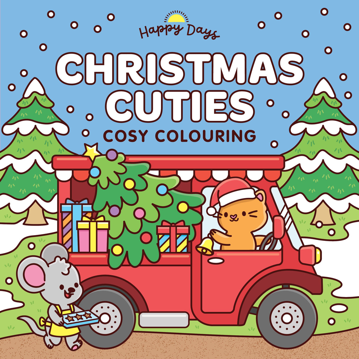 Happy Days - Christmas Cuties Cosy Colouring