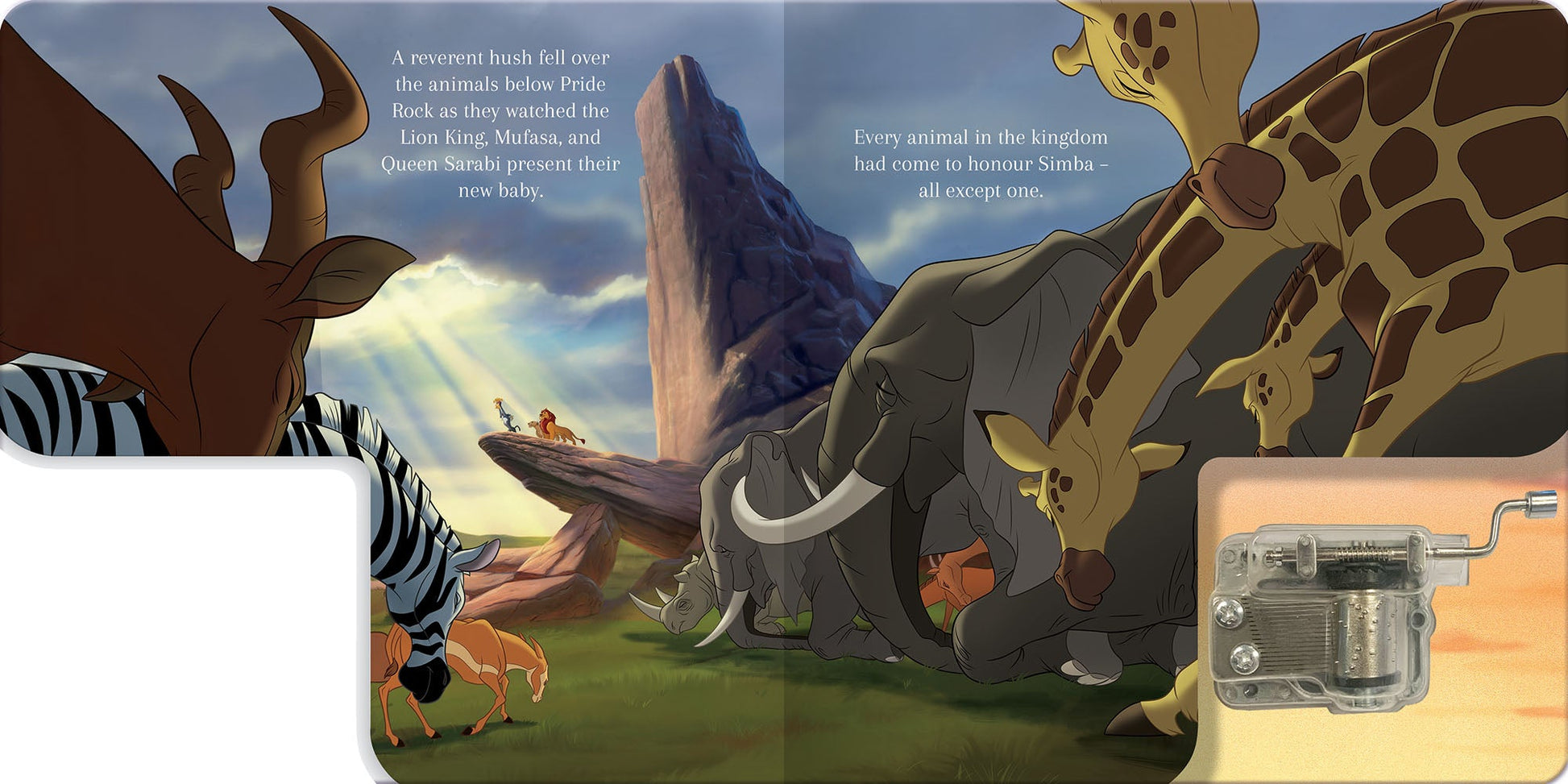 Disney The Lion King - Wind-Up Music Box Book — inside page 1