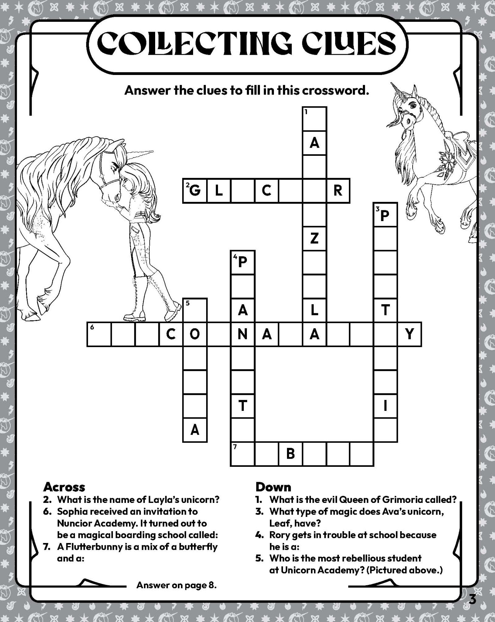 Unicorn Academy - Activity Case — inside page 4
