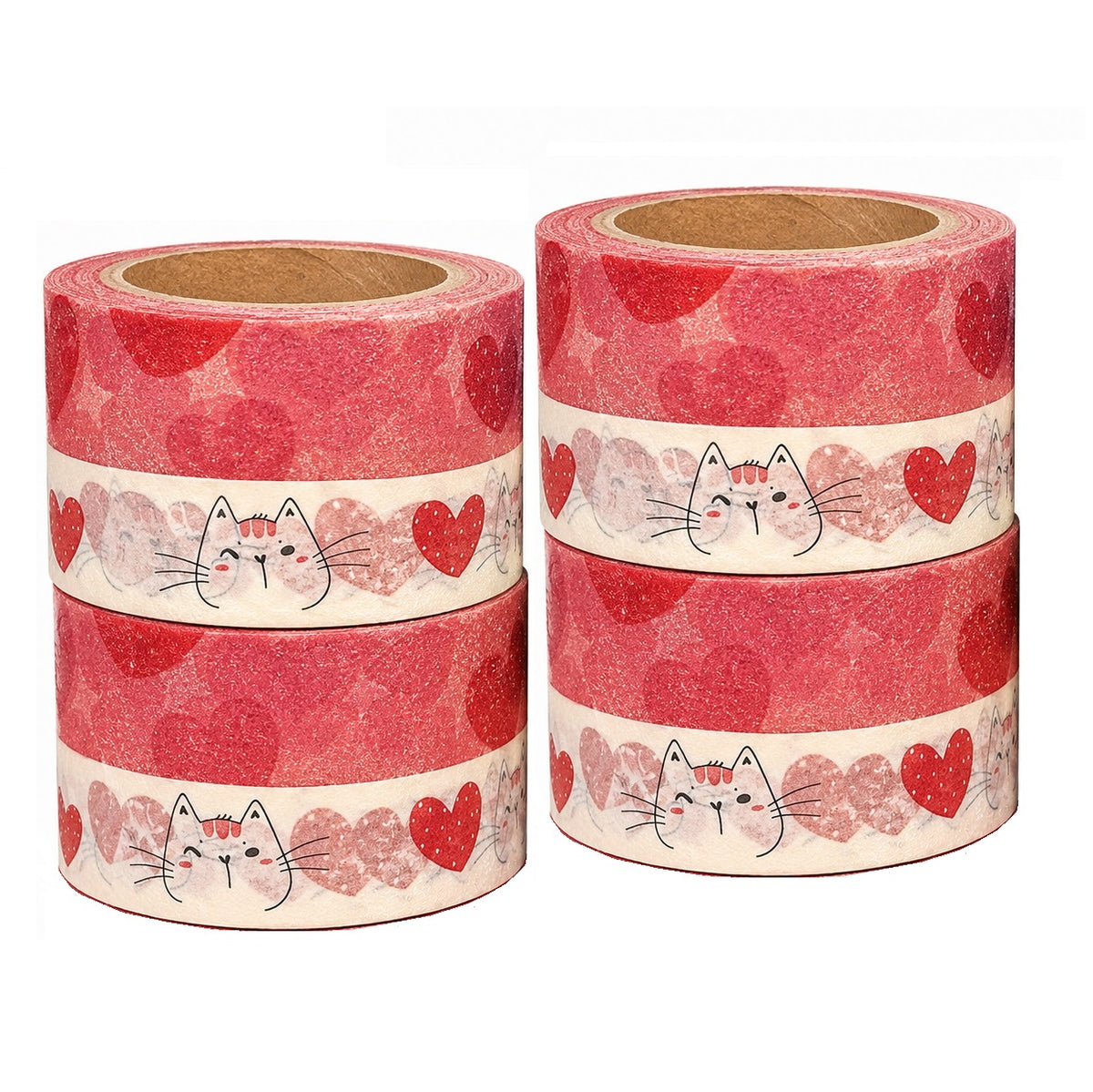Washi Tape Hearts