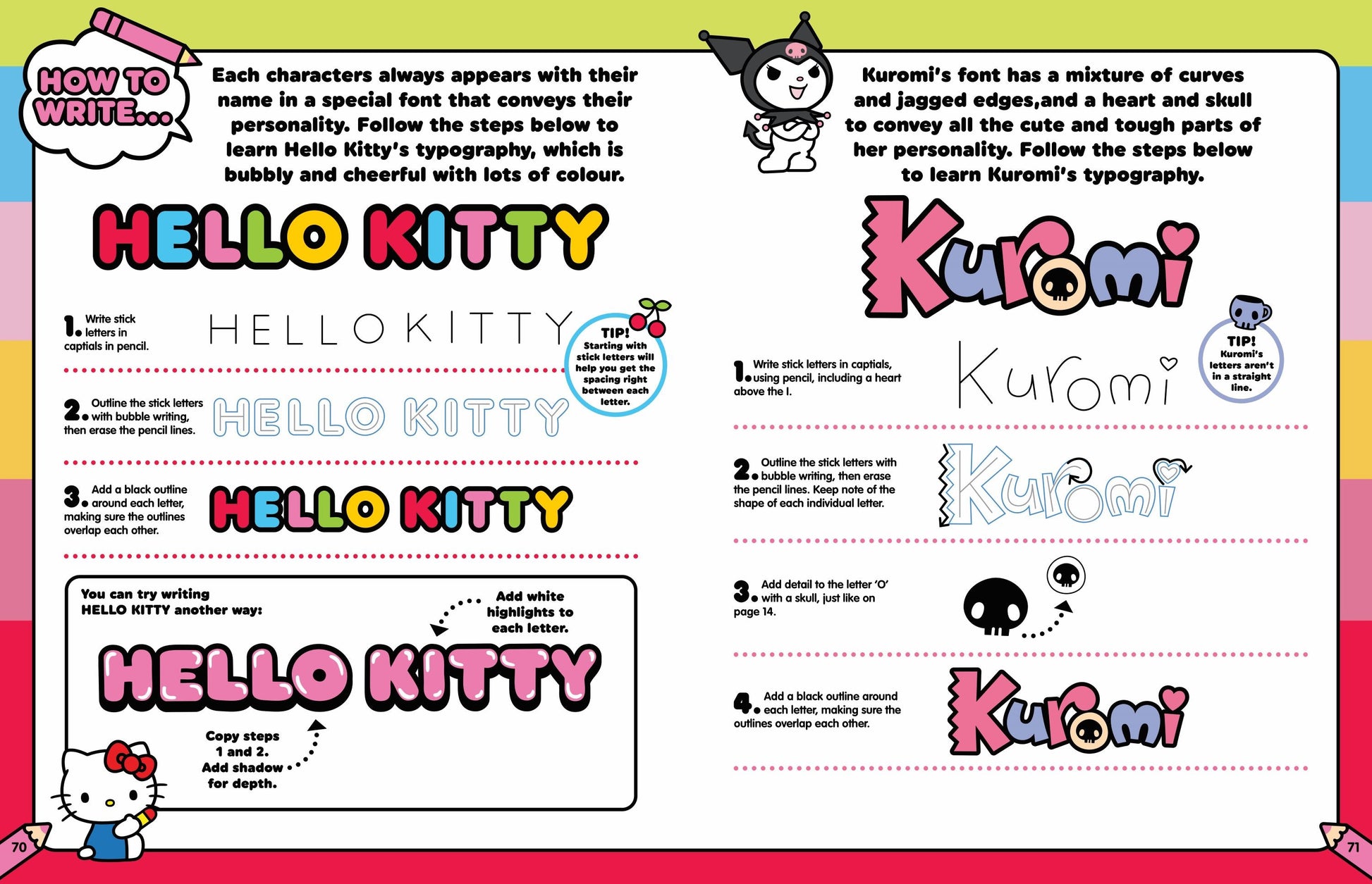 Hello Kitty and Friends - How to Draw — inside page 3