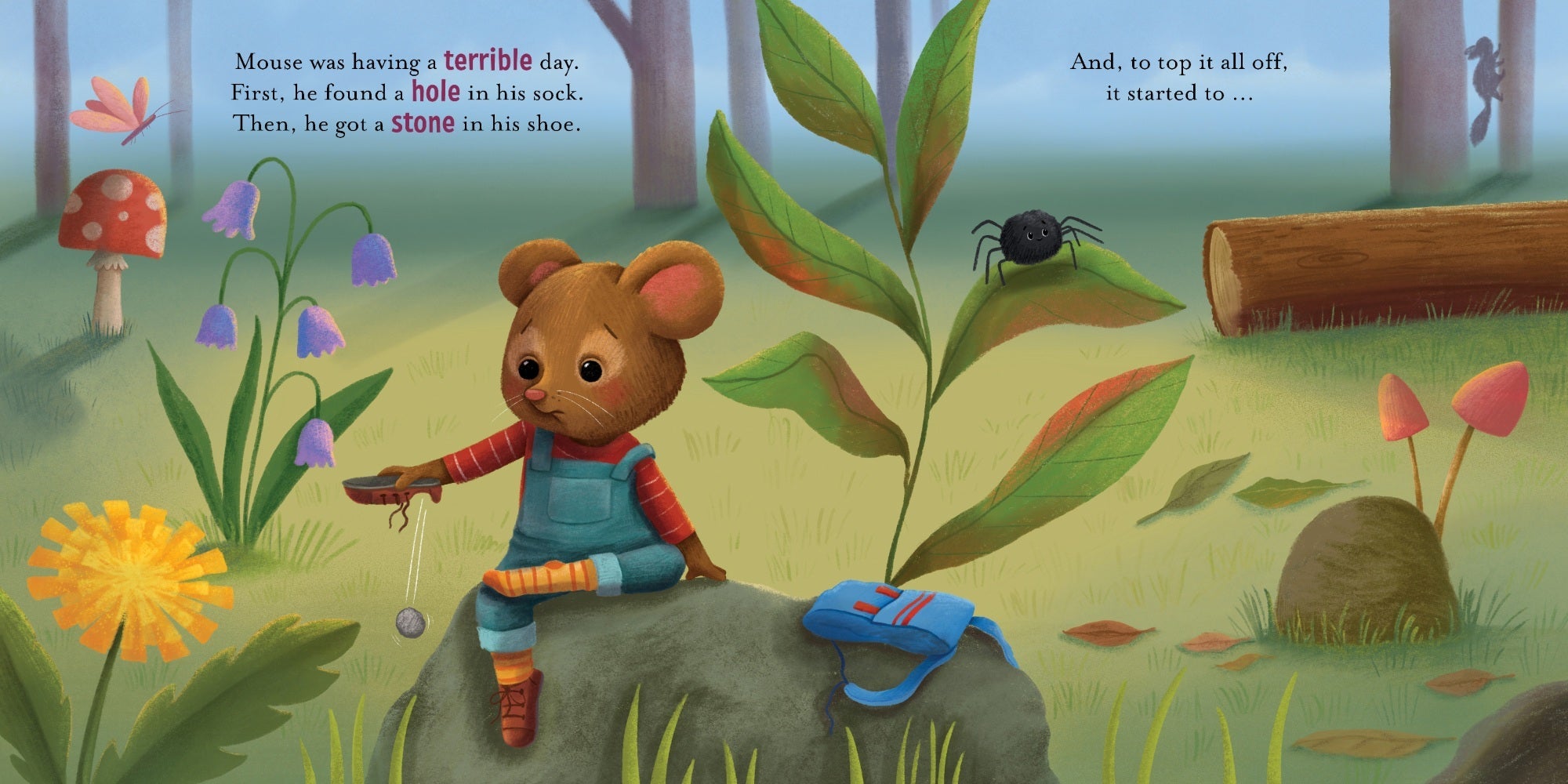 Story Time - Padded Board Book - Mouse Says Thanks — inside page 1