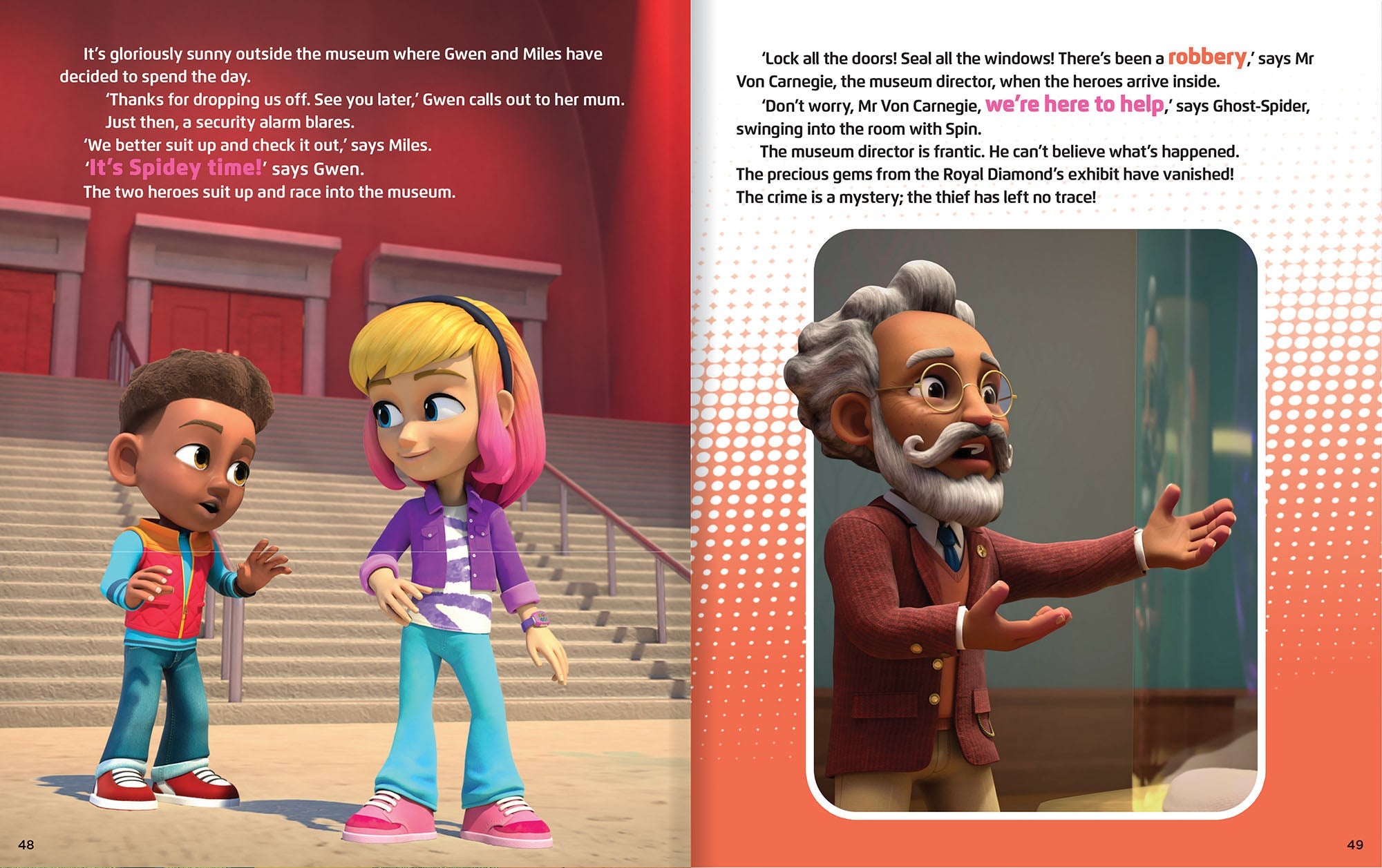 Spidey and His Amazing Friends - Treasury of Stories Vol. 4 - Sensational Stories — inside page 3