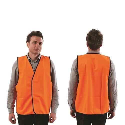 Daytime HiVis Safety Vest Fluoro Orange Xtra Large