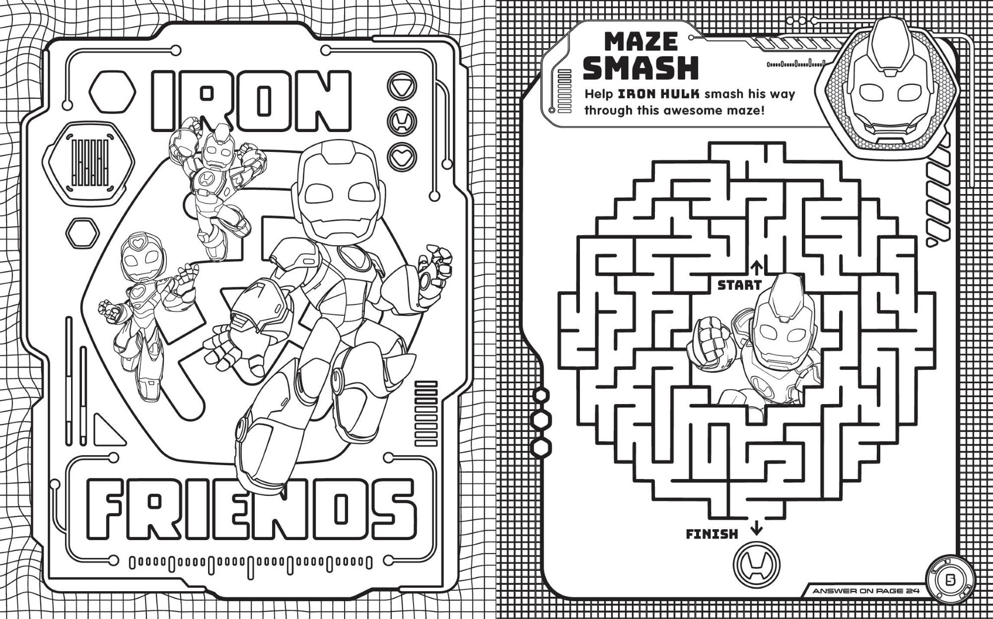 Iron Man and His Awesome Friends - Activity Fun Pack — inside page 5